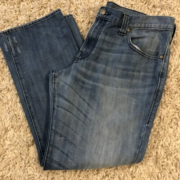 Rock & Republic Jeans Men's Sz 38"x30" Distressed Medium Wash - Picture 1 of 9